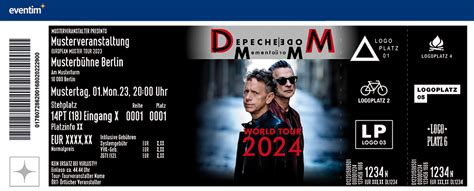 depeche mode 2024 ticket